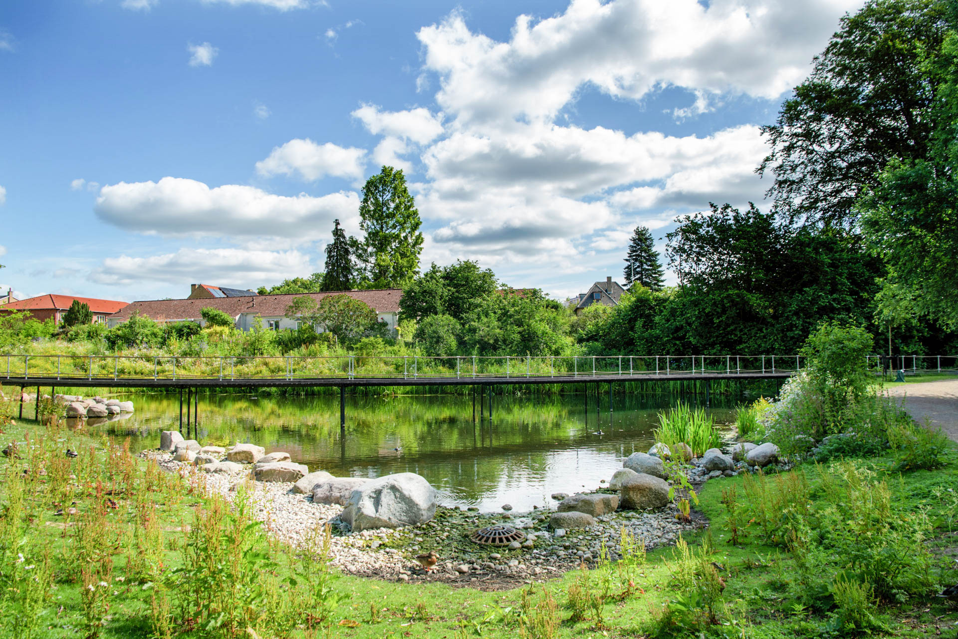 Mosegardskvarteret. Green Outdoor Area. NS 08888 1920