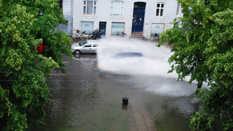Skybrud i København.