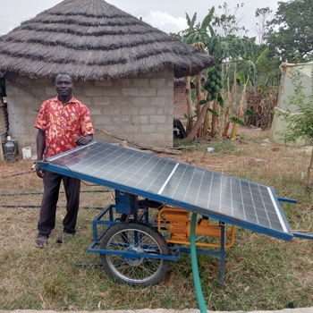 Solar Driven Pump From Innovex In Action In Mbata, Uganda
