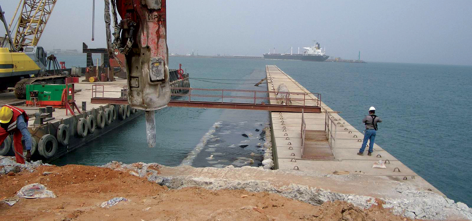 Harbour Construction In Ghana NS 04196