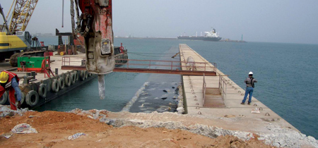 Harbour Construction In Ghana NS 04196