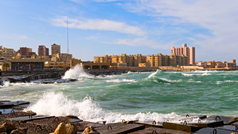The Coast Of Alexandria Egypt Photo Shutterstock 74250142