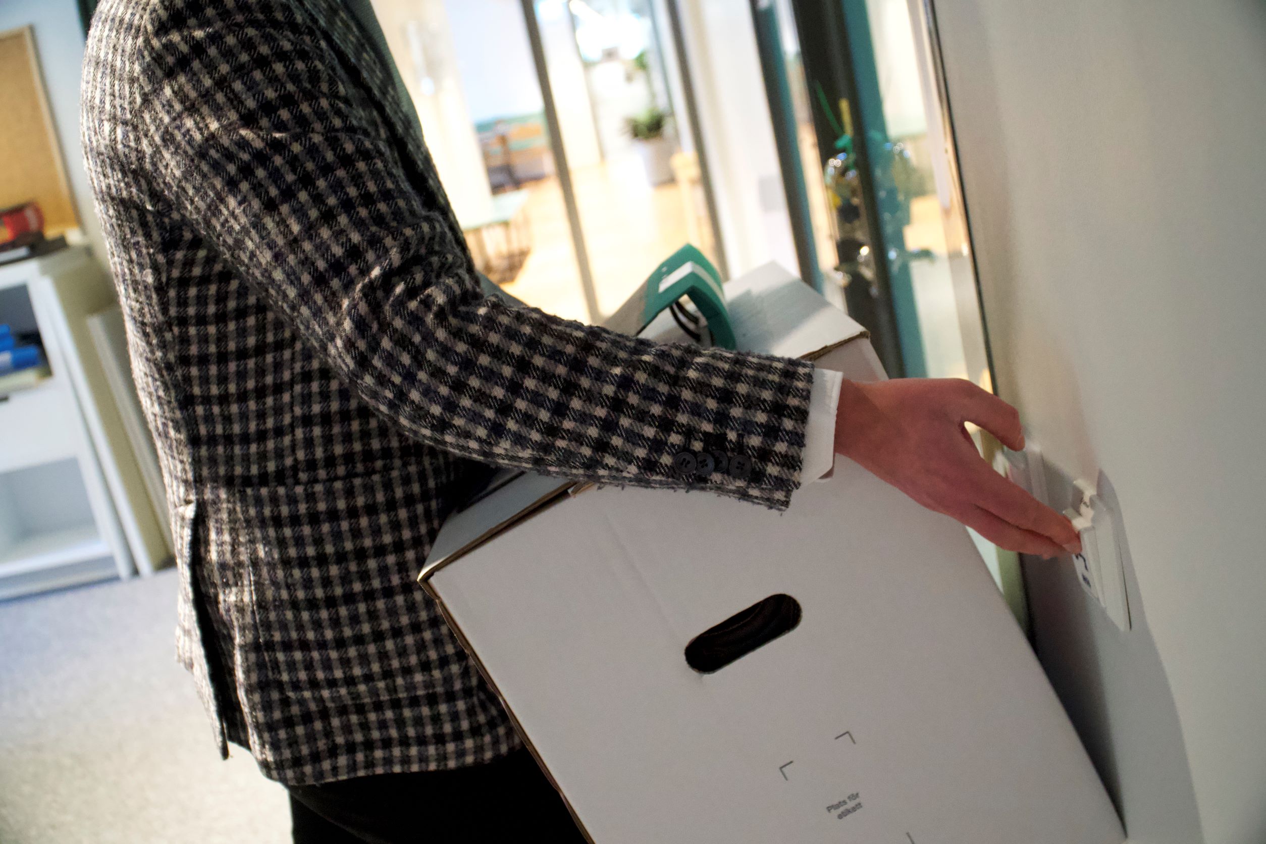 Flytt Pågår Ny Storlek
