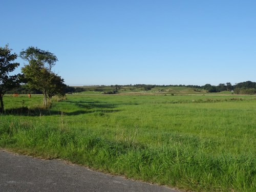 Dalelandskab omkring Dommerby Ådal på Vestfjends ved Skive.