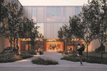 Hovedindgangen Til Voksenpsykiatrien Paa Det Nye Ouh
